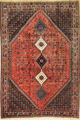 Yalameh, Persien, ca. 50 Jahre, Wolle auf Wolle, ca. 294 x 204 cm, leicht verblasst, EHZ: 2