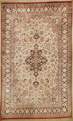 Ghom Seide, Persien, ca. 50 Jahre, reine Naturseide, ca. 213 x 133 cm, EHZ: 2