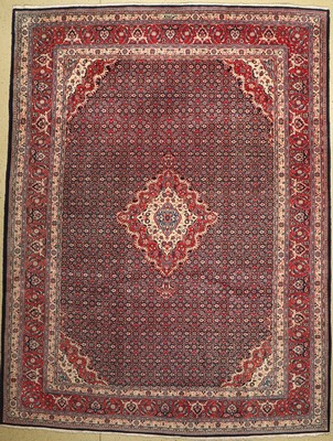 Sarogh fein Signiert, Persien, um 1950, Korkwolle, ca. 355 x 266 cm, EHZ: 2