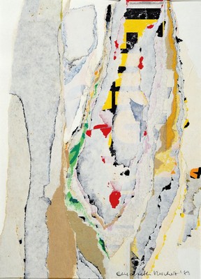 Elisabeth Reichert, 1940-2012, Konvolut aus 4 Collagen, je sign., dat. je unter PP, 42x35 cm