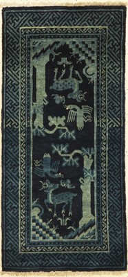 Pao Tow antik, China, um 1920, Wolle auf Baumwolle, ca. 130 x 62 cm, EHZ: 2