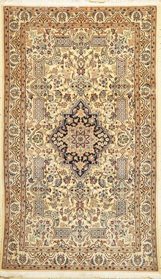 Nain fein(9 La), Persien, ca. 50 Jahre, Korkwolle mit Seide, ca. 210 x 125 cm, EHZ: 2
