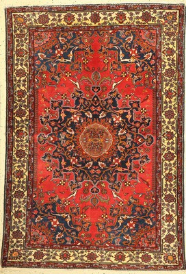 Tafresch alt, Persien, ca. 50 Jahre, Wolle auf Baumwolle, ca. 202 x 137 cm, EHZ: 2-3