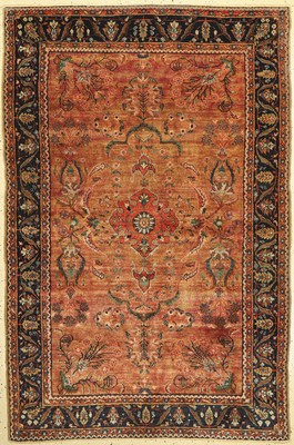 Antiker Us Re-Import Sarogh, Persien, um 1910, Wolle geknüpft auf Baumwolle, ca. 195 x 132 cm, EHZ: 2-3