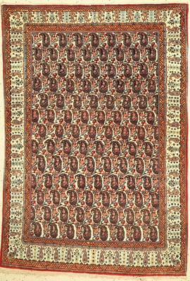 Ghom Kork fein, Persien, ca. 60 Jahre, Korkwolle, ca. 200 x 140 cm, EHZ: 2-3