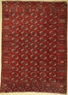 Tekke Hauptteppich, Turkmenistan, um 1910, Wolle auf Wolle, ca. 304 x 218 cm, EHZ: 3-4