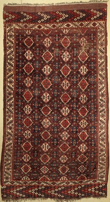 Antiker Tschaudor Hauptteppich, Turkmenistan, 19. Jhd, Wolle auf Wolle, ca. 410 x 220 cm, EHZ: 5