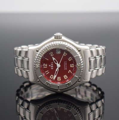 EBEL Herrenarmbanduhr Discovery Referenz 9080341, Automatik, Schweiz um 2000, Edelstahlgeh. inkl. Gliederband m. Faltschl., 8-fach verschr. Boden, ...
