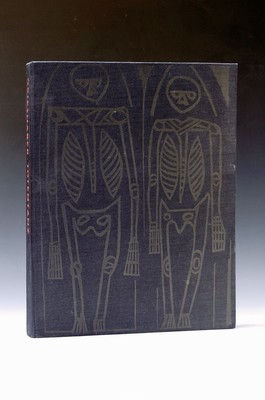 HAP Grieshaber, 1909-1981: Der Totentanz von Basel mit den Dialogen des mittelalterlichen Wandbildes, VEB Verlag der Kunst Dresden 1966 , mit 40 ...