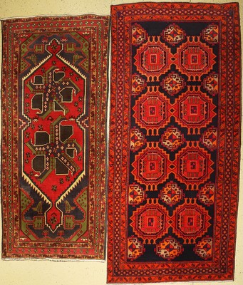 1 paar Meschgin alt, Persien, um 1950, Wolle auf Baumwolle, ca. 327 x 153 cm, EHZ: 2