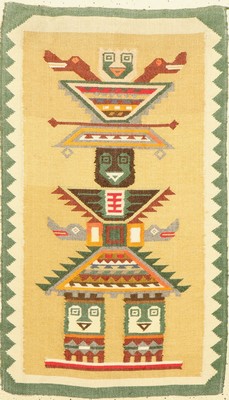 Navaho Kelim, Südamerika, um 1940, Wolle auf Baumwolle, ca. 109 x 63 cm, EHZ: 2