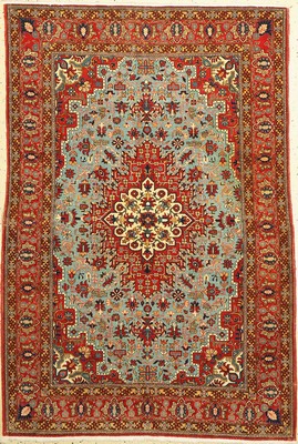 Ghom Kork fein, Persien, ca. 60 Jahre, Korkwolle, ca. 205 x 140 cm, EHZ: 3