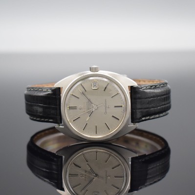 OMEGA Constellation Chronometer Armbanduhr in Stahl Referenz 168.017 SP, Schweiz um 1969, Automatik, Boden m. Darst. Sternwarte verschr., silb. ...