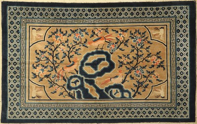 Antiker Pao Tow, China, um 1900, Wolle auf Baumwolle, ca. 275 x 160 cm, EHZ: 4-5