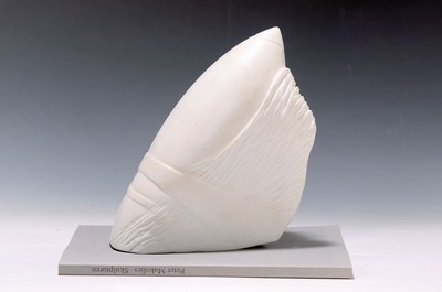 Peter Makolies, geb. 1936 Königsberg, Steinmetzlehre in der Zwingerbauhütte Dresden, Zeichenstudium bei Strawalde, hier: Busenstück, Marmor, ...