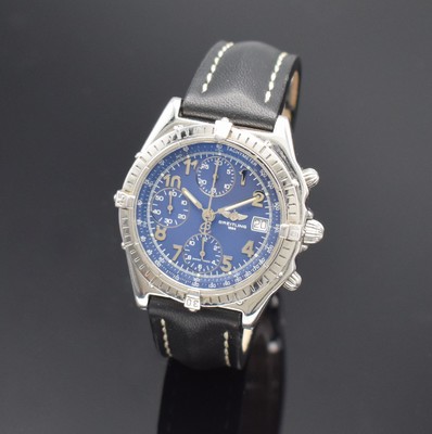 BREITLING Chronomat Herrenarmbanduhr mit Chronograph, Schweiz um 2000, Automatik, Ref. 13050.1, Edelstahlgeh., Boden & Krone verschr., neutr. ...