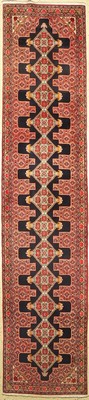 Senneh fein, Persien, ca. 50 Jahre, Korkwolle, ca. 410 x 90 cm, EHZ: 2
