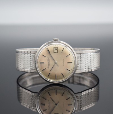 IWC Herrenarmbanduhr Kaliber 8541 in WG 750/000 Referenz R 807 A mit original Goldband, Schweiz um 1965, Automatik, 2- teil. Geh., Boden gedr., ...
