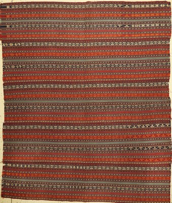 Djajim alt, Persien, um 1940, Wolle auf Wolle, ca. 205 x 177 cm, EHZ: 2