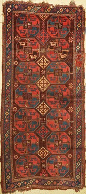 Karakalpak antik, Uzbekistan, 19. Jhd, Wolle auf Wolle, ca. 333 x 157 cm, EHZ: 5-6