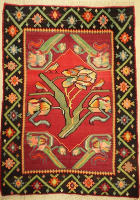 Karabagh Kelim, Kaukasus, um 1930, Wolle auf Wolle, ca. 300 x 222 cm, EHZ: 2