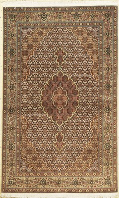 Täbriz fein(50 Raj), Persien, ca. 50 Jahre,Korkwolle mit Seide, ca. 163 x 102 cm, EHZ: 2