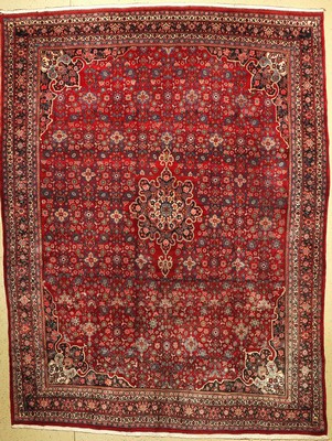 Bidjar Kork alt, Persien, um 1950, Korkwolle, ca. 393 x 296 cm, EHZ: 2