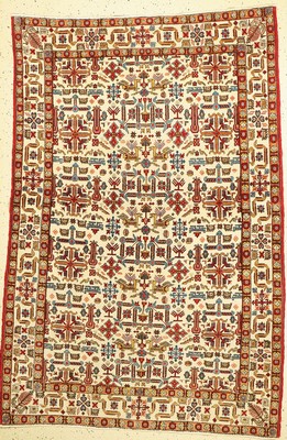 Ghom Kork, Persien, um 1940, Korkwolle, ca.206 x 136 cm, EHZ: 3