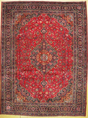 Kaschmar Kork, Persien, ca. 60 Jahre, Korkwolle, ca. 397 x 300 cm, EHZ: 2, (restauriert)