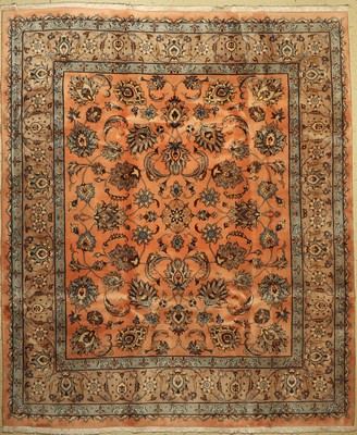 Kaschmar Kork, Persien, ca. 50 Jahre, Korkwolle, ca. 290 x 247 cm, EHZ: 2
