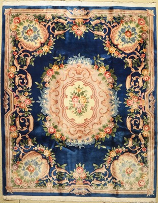 Aubusson Teppich, China, ca. 50 Jahre, Wolle auf Baumwolle, ca. 294 x 240 cm, EHZ: 2