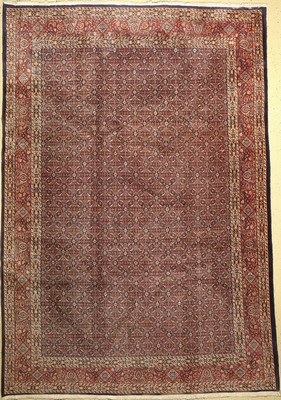 Mud Kork, Persien, ca. 50 Jahre, Korkwolle,ca. 345 x 235 cm, EHZ: 2-3