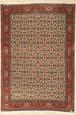 Bidjar Kork fein, Persien, ca. 50 Jahre, Korkwolle, ca. 159 x 110 cm, EHZ: 2