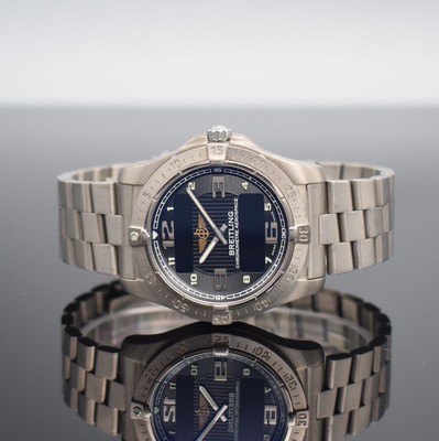 BREITLING Multifunktionsuhr Aerospace Advantage Referenz E79362, Schweiz um 2010, quarzgest. Analog- & Digitalanzeige, Chronometer in Titan inkl. ...