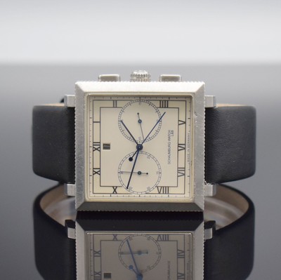LINDBURGH & BENSON / SCHAUMBURG Watch Armbandchronograph, Automatik, Deutschland um 2007, massiv Edelstahlgeh., matt., beids. vergl., Boden 12-fach ...
