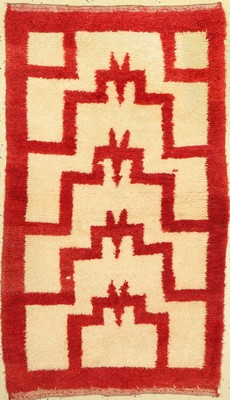 Schlafteppich, Türkei, um 1950, Wolle auf Wolle, ca. 154 x 92 cm, EHZ: 2