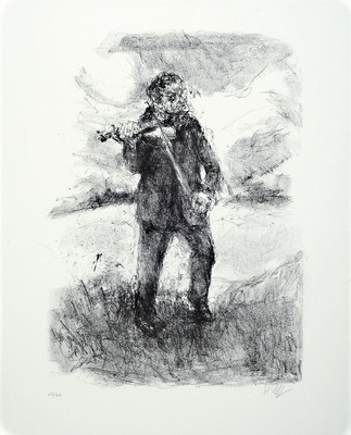 Bernhard Heisig, 1925 - 2011,, Litho auf dickem BFK-Rives Büttenpapier mit Wasserzeichen, Gesamtauflage 77, 60 wurden handsigniert und nummeriert ...