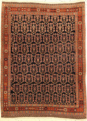 Sehr feiner antiker Khamseh, Persien, um 1900, Wolle auf Wolle, ca. 134 x 98 cm, EHZ: 2