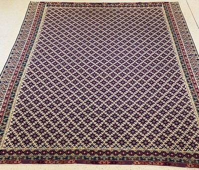 Seltener Übermaß Kelim, Konya, Türkei, um 1930/1940, Wolle auf Baumwolle, ca. 495 x 405 cm, EHZ: 2
