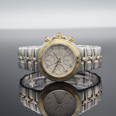RAYMOND WEIL Armbandchronograph Modellserie Parsifal Referenz 7790, Schweiz um 1997, Automatik, Edelstahl/Gold kombiniert inkl. Gliederband m. dopp. ...
