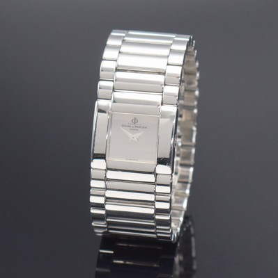 BAUME & MERCIER Catwalk Damenarmbanduhr Referenz MV045197, Schweiz um 2005, quarz, Edelstahlgeh., Boden 4-fach verschr., Gliederband m. dopp. ...