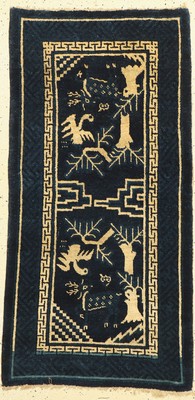 Pao Tow antik, China, um 1910, Wolle auf Baumwolle, ca. 125 x 65 cm, EHZ: 2