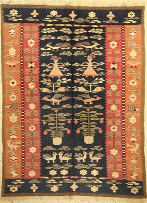 Bessarabien Kelim, Osteuropa, um 1930, Wolle auf Baumwolle, ca. 233 x 176 cm, EHZ: 4
