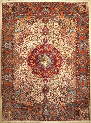 Kaschmar alt, Persien, ca. 50 Jahre, Wolle auf Baumwolle, ca. 404 x 300 cm, EHZ: 2