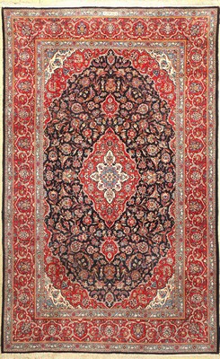 Keschan, signiert, Persien, ca. 60 Jahre, Wolle auf Baumwolle, ca. 353 x 220 cm, EHZ: 3