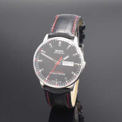 MIDO Commander II Chronometer Herrenarmbanduhr in Stahl Referenz M021431 A, Schweiz um 2018, Automatik, beids. vergl. Geh., Boden verschr., ...