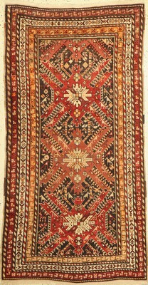 Antiker Karabagh, Kaukasus, um 1910, Wolle auf Wolle, ca. 202 x 110 cm, EHZ: 3