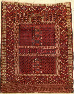 Yomud Engsi, Turkmenistan, um 1900, Wolle auf Wolle, ca. 157 x 125 cm, EHZ: 3