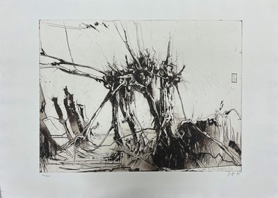 Horst Janssen, 1929 Hamburg - 1995 ebenda, Studium ohne Abschluss a.d. Landeskunstschule am Lerchenfeld, Meisterschüler des Gebrauchsgrafikers ...