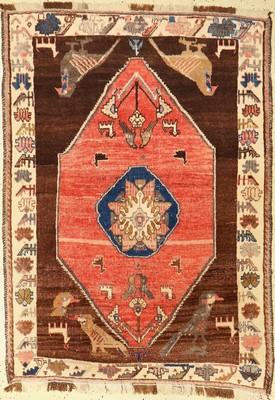 Gabbeh alt, Persien, ca. 60 Jahre, Wolle auf Wolle, ca. 159 x 115 cm, EHZ: 3
